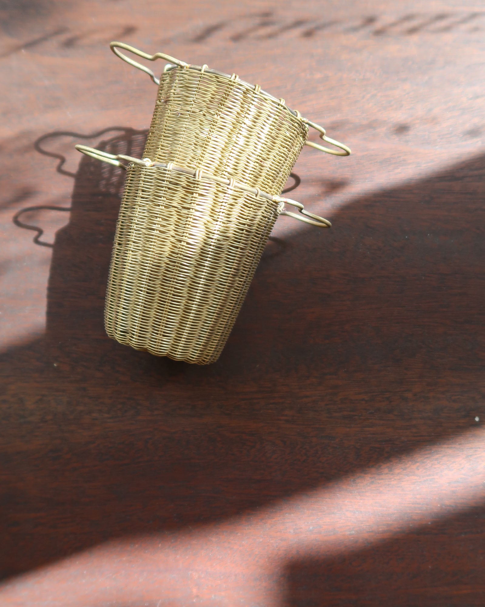 Brass Tea Basket