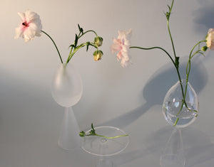 clear b Bud Vase