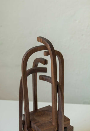 Walnut Incense Holder
